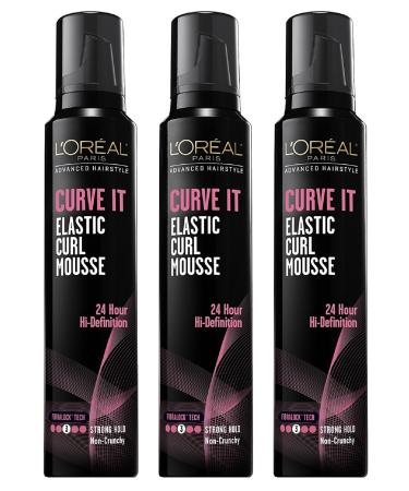 Lor Adv Hair Curve It Mou Size 8.30z Loreal Advances Hair Style Curve It Curl Mousse 8.3z (Pack of 3) 8.3 Ounce (Pack of 3)
