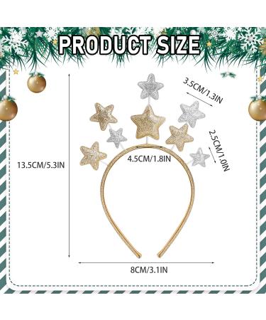 WLLHYF Glitter Star Headband - Sparkling Hair Accessory for Women & Girls | Perfect for Valentine's Day, Parties & Holidays - Buy Online on SooperMarket.com