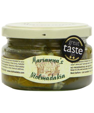 Marianna's Greek Organic Stuffed Vineleaves with Rice - Greek Dolmadakia 200 g