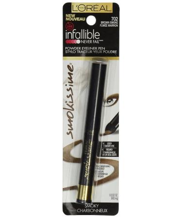 L'Oreal Paris Infallible Smokissime Powder Eyeliner Brown Smoke 702 - 0.032 Ounce (Pack of 1) - Buy Online on SooperMarket.com