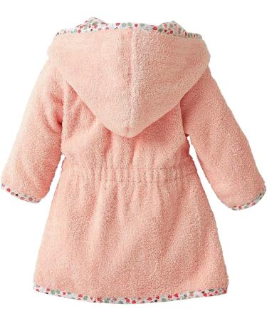 Shop Vertbaudet Baby Bathrobe - Bee Garden Salmon 92 | International Shipping Available - Buy Online on SooperMarket.com