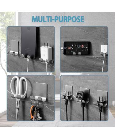 Flywave Shaver Bracket - 4 Piece Self-Adhesive Stainless Steel Razor Holder for Bathroom Kitchen & Bedroom - Buy Online on SooperMarket.com