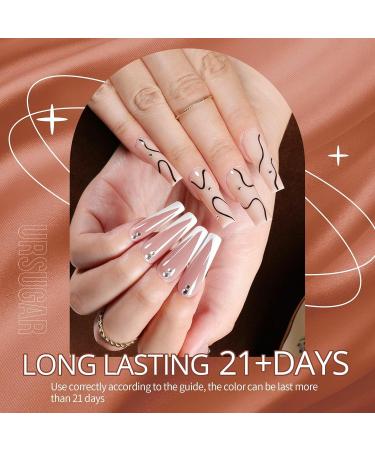 Ur Sugar Poly Gel Nail Set | 6 Colors Builder Kit for DIY Home Manicure | Base & Top Coat & Slip Solution Included | Perfect for Nail Extensions & Brown Shades - Buy Online on SooperMarket.com