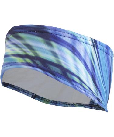 TrailHeads Women's Print Ponytail Headband Made in USA - deep dive blue - Buy Online on SooperMarket.com