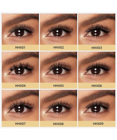 100 Pcs DIY Eyelash Extensions | Thin Stem Lash Cluster Set 10/12/14/16mm | Reusable Makeup | Self-application | HHX04 Mix10-16mm - Buy Online on SooperMarket.com