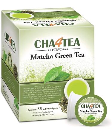 Cha4TEA 36-Count Matcha Green Tea for Keurig