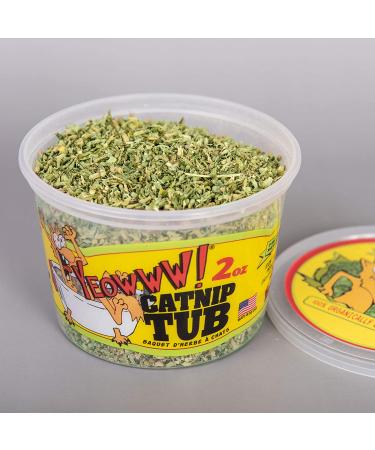 Yeowww! Cat Catnip 2 oz. Tub - Made in USA | Premium Quality Catnip - Buy Online on SooperMarket.com