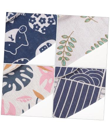 Beavorty 4pcs Menstrual Pad Storage Bag Set | Period Pouch Organizer for Girls | Cotton Linen Carry Case for Period Pads and Tampons - Buy Online on SooperMarket.com