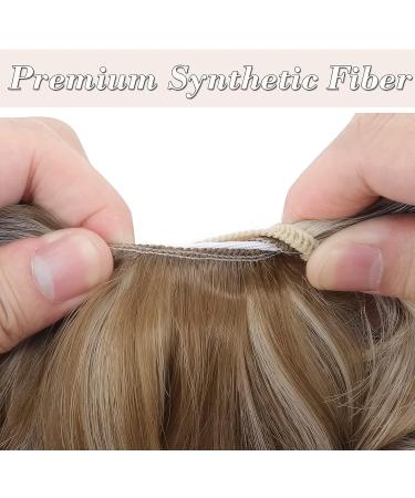 Messy Hair Scrunchies Thick Hair Bun Extensions 45g Coffee Brown mix Bleach Blonde Honey Blond-Bleach Blond - Buy Online on SooperMarket.com