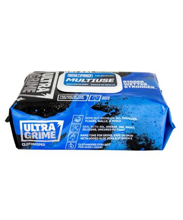 UltraGrime Extra Large Industrial Wipes 100 Wipes