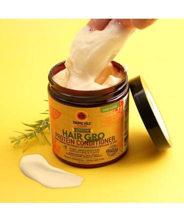 Jamaican Black Castor Oil Protein Conditioner - Strengthens & Moisturizes Hair Promotes Growth & Reduces Breakage (8oz) - Buy Internationally - Buy Online on SooperMarket.com