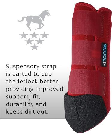 Professional's Choice 2XCOOL Sport Medical Boots - 4-Pack Medium Crimson | International Shipping Available - Buy Online on SooperMarket.com