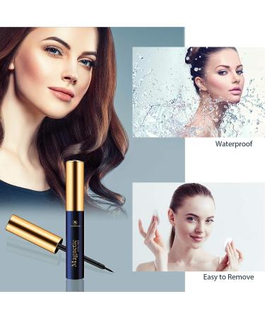 5 Pairs Reusable Magnetic Eyelashes and 2 Tubes of Magnetic Eyeliner Kit  Upgraded 3D Magnetic Eyelashes Kit With Tweezers Inside  Magnetic Eyeliner and Magnetic Eyelash Kit - No Glue Needed - Buy Online on SooperMarket.com