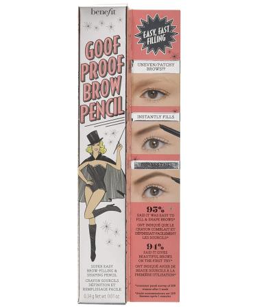 Benefit Goof Proof Brow Pencil - Shade 4: Super Easy Eyebrow Shaping Tool - Buy Online on SooperMarket.com