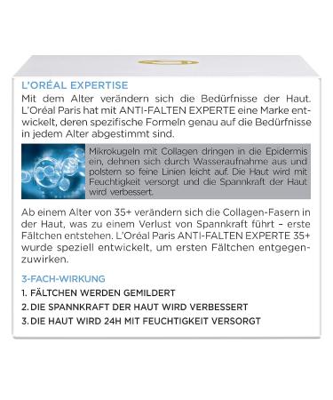 L'Or al Paris Anti-Aging Moisturizer with Collagen | 24h Hydration & Wrinkle Reduction | 50ml (Pack of 2) - Buy Online on SooperMarket.com