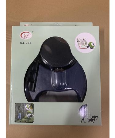 Buy Gobesty Double-Pulling Dog Leash - Retractable 3M Leash for Two Dogs with LED Light & Garbage Box | International Shipping - Buy Online on SooperMarket.com