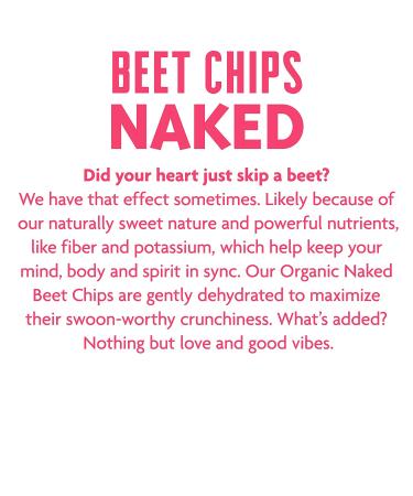 Rhythm Superfoods Beet Chips Organic Non GMO Vegan Gluten Free Snacks Naked 1.4oz (Pack of 4) - Buy Online on SooperMarket.com