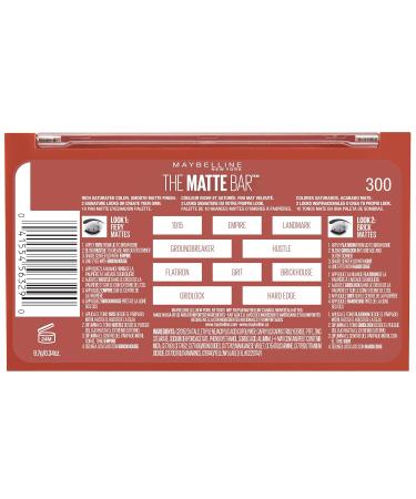 Maybelline New York Matte Bar Eyeshadow Palette 300 - 1 Count - Buy Online on SooperMarket.com