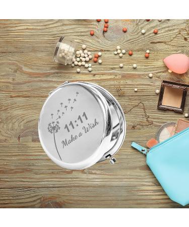 CHOORO Dandelion Wishing Pocket Mirror Gift 11 11 - Make a Wish Compact Mirror for Spiritual Wish Lovers - Buy Online on SooperMarket.com