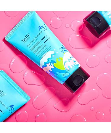 belif Aqua Bomb Jelly Cleanser - Gentle & Effective Clean Beauty | Foaming Makeup Remover | For All Skin Types | 5.41 floz - Buy Online on SooperMarket.com
