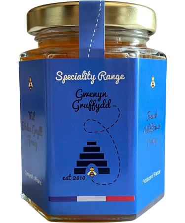 Gwenyn Gruffydd - French Raw Mountain Forest Chestnut Single-Origin Honey - Pure and Natural - Unpasteurised WildFlower Honey - unfiltered unheated - from Non-Sugar Fed Bees (227g Glass Jar) - Buy Online on SooperMarket.com