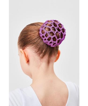 Buy Clara Dance Pattern Ballet Duttnetz - Purple Hair Net for Kids | Perfect Hold for Ballet Dutts - 1 Pack - Buy Online on SooperMarket.com