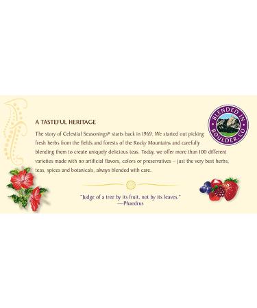 Celestial Seasonings Wild Berry Zinger Herbal Tea - Caffeine Free, 20 Bags - 1.7 oz - Buy Online on SooperMarket.com