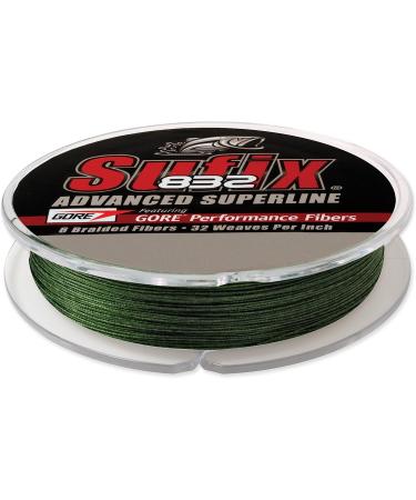 Sufix 832 Advanced Superline Braid - 300 yards, Low Vis Green, 40 lbs - Buy Online on SooperMarket.com