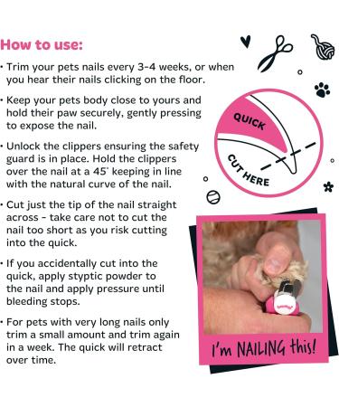BUGALUGS Dog & Cat Nail Clippers - Nail Trimmer with Safety Guard & File for Grooming Medium to Large Pets - Buy Online on SooperMarket.com
