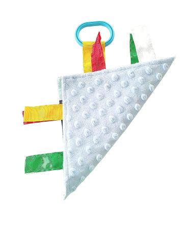 Baby Jack & Co 8x8 Learning Lovey San Diego California Tag Toy | USA Cities & Shapes | Soft & Safe Crinkle Toy for Babies | BPA-Free with Stroller Clip - Buy Online on SooperMarket.com