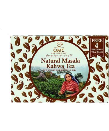One More Cup Natural Masala Kahwa Tea Detoxifying Masala Tea Natural Tea (20 Tea Bags)  - Buy Online on SooperMarket.com