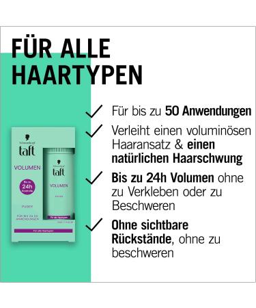 Schwarzkopf Taffel Hairstyling Powder Volume - Vegan Hair Styling Powder for Volume (2x10g) | Full-Looking Hair 50 Applications - Buy Online on SooperMarket.com