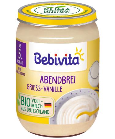 Bebivita evening porridge semolina-vanilla pack of 6