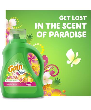 Gain Botanicals Orange Blossom Vanilla Plant Based Laundry Detergent 46 fl oz - Pack of 2 | HE Compatible, 32 Loads - Buy Online on SooperMarket.com