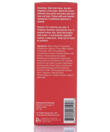 Buy Advanced Clinicals Cica Serum 1.75 fl oz - Soothing & Repairing Formula - Buy Online on SooperMarket.com