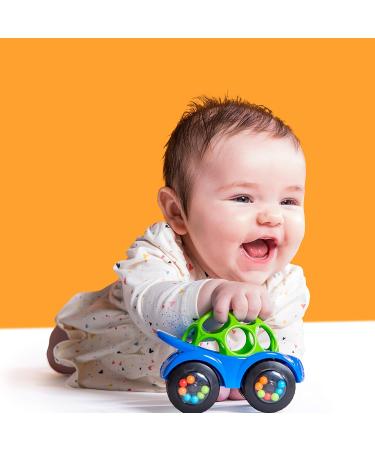 Buy Bright Starts Oball Toy Car - Rattle Motor Toy for Babies & Toddlers (3+ Months) - Random Color (Blue or Red) - Buy Online on SooperMarket.com