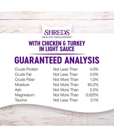 Wellness Grain-Free Wet Cat Food Pouches - Chicken & Turkey, Shredded Protein in Gravy, 24-Pack - Natural, Adult, 3 oz - Buy Online on SooperMarket.com