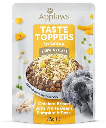 Applaws Grain Free Chicken & Vegetables Wet Dog Food Pouch 85g (12-Pack) - 100% Natural and Delicious - Buy Online on SooperMarket.com