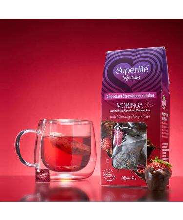 Superlife Infusions Moringa Infused Tea 15 Bags Chocolate Strawberry Sundae - Buy Online on SooperMarket.com