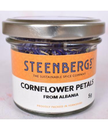 Steenbergs Cornflower Petals Dried Blue Standard Jar 5g