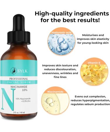 Niacinamide Serum Face for Microneedling High Dose + Zinc + Hyaluronic | 60 ml - Buy Online on SooperMarket.com