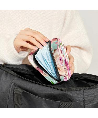Anna Cowper Flower Sanitary Napkin Storage Bag - Multi-colored Portable Period Pouch for Women and Teens - Buy Online on SooperMarket.com