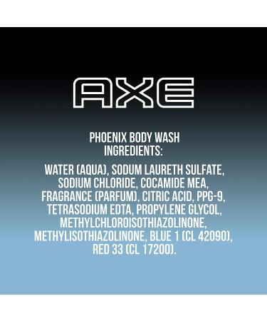 Axe Phoenix Body Wash - Crushed Mint & Rosemary 16 fl oz | Refreshing Men's Shower Gel - Buy Online on SooperMarket.com