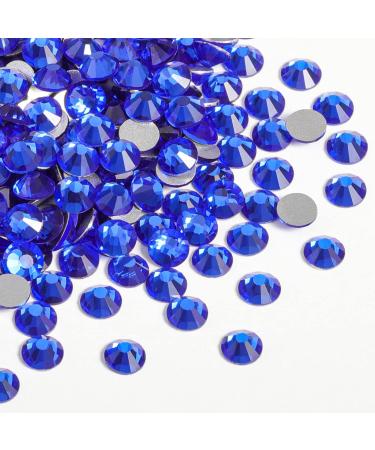 Beadsland 1440 Pieces Sapphire Blue Flat Back Rhinestones for Nails - SS6 Nail Crystals - Buy Online on SooperMarket.com