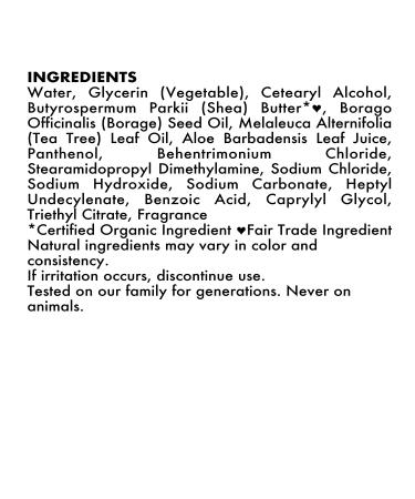 SheaMoisture 2in1 Tea Tree & Borage Seed Oil Leave-In Conditioner 8 oz - Paraben Free - Buy Online on SooperMarket.com