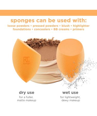 Real Techniques Everyday Essentials 6-Piece Makeup Brush Set with 2 Sponge Blenders - Multiuse Brushes for Eyeshadow, Foundation, Blush, Highlighter, and Concealer - Buy Online on SooperMarket.com