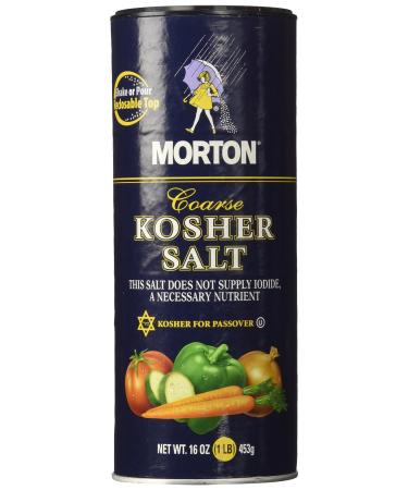 Morton Salt Coarse Kosher Salt, 16 oz