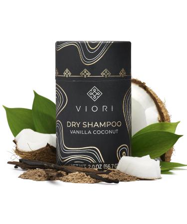 Viori Dry Shampoo Powder Vanilla Coconut - Fast-Absorbing - Volumizing Shampoo - Dry Shampoo for Oily Hair - Neutralizes Odor - Long-Lasting