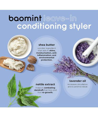 Adwoa Beauty Baomint Leave In Conditioning Styler 14 oz - Hydrating Hair Treatment - Buy Online on SooperMarket.com