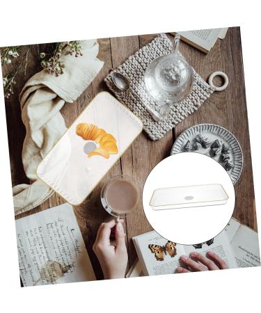 ABOOFAN 1pc Tray Christmas Platter Christmas Plates Candy Serve Holder Candy Container Decorate Household 31.3X18.1X2.4CM Transparent Color - Buy Online on SooperMarket.com